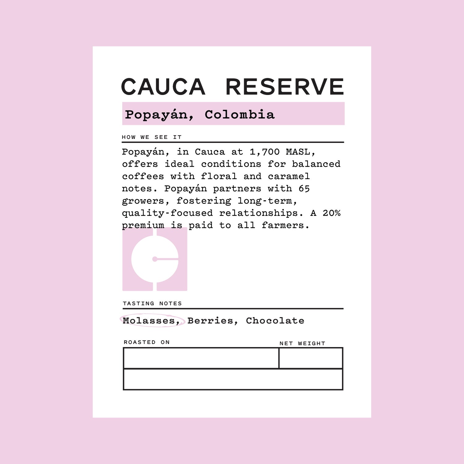 Colombia - Cauca Reserve